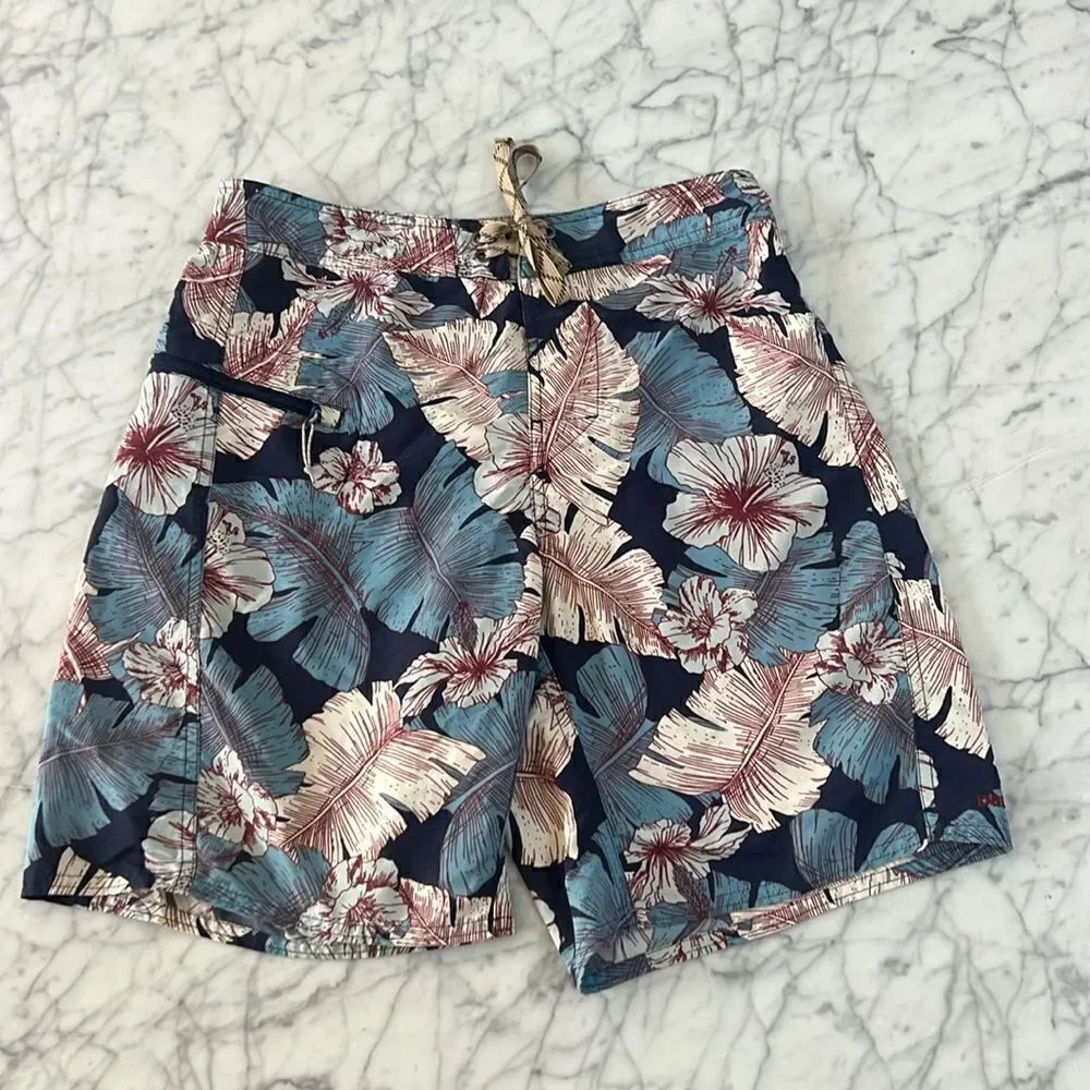 Patagonia Wavefarer Tropical Board Shorts Sz 28